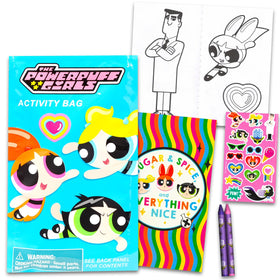 Powerpuff Girls mini coloring books included in each pack for kid activities