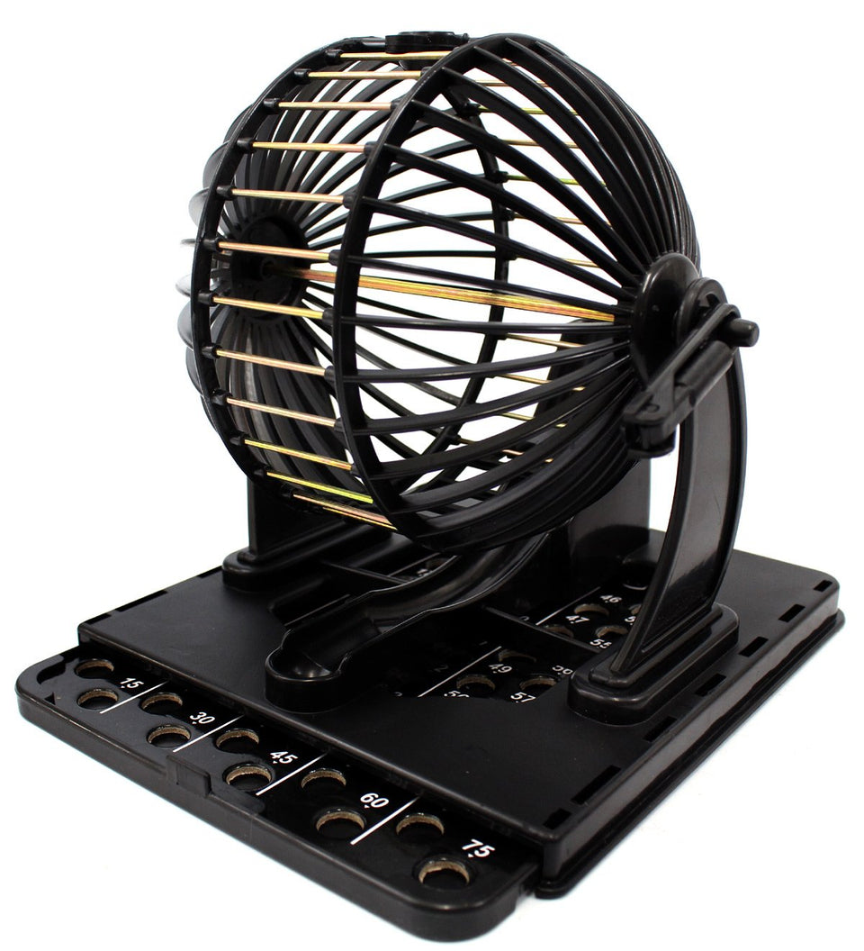 PowerTRC Bingo machine cage rolling in action for quick draws.