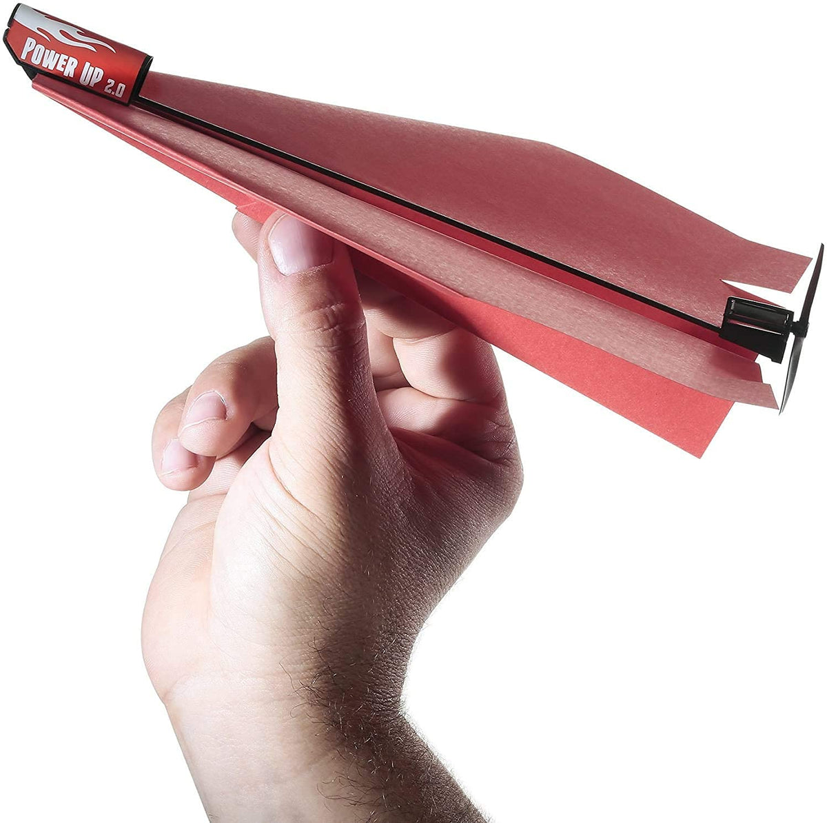 POWERUP 2.0 paper airplane engine for longer flights and kid-friendly fun.