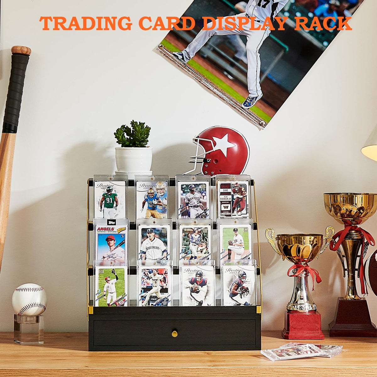Poyilooo drawer view for organized card storage and easy access.