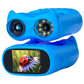 Pozifu 1000X handheld microscope blue front view for close up exploration