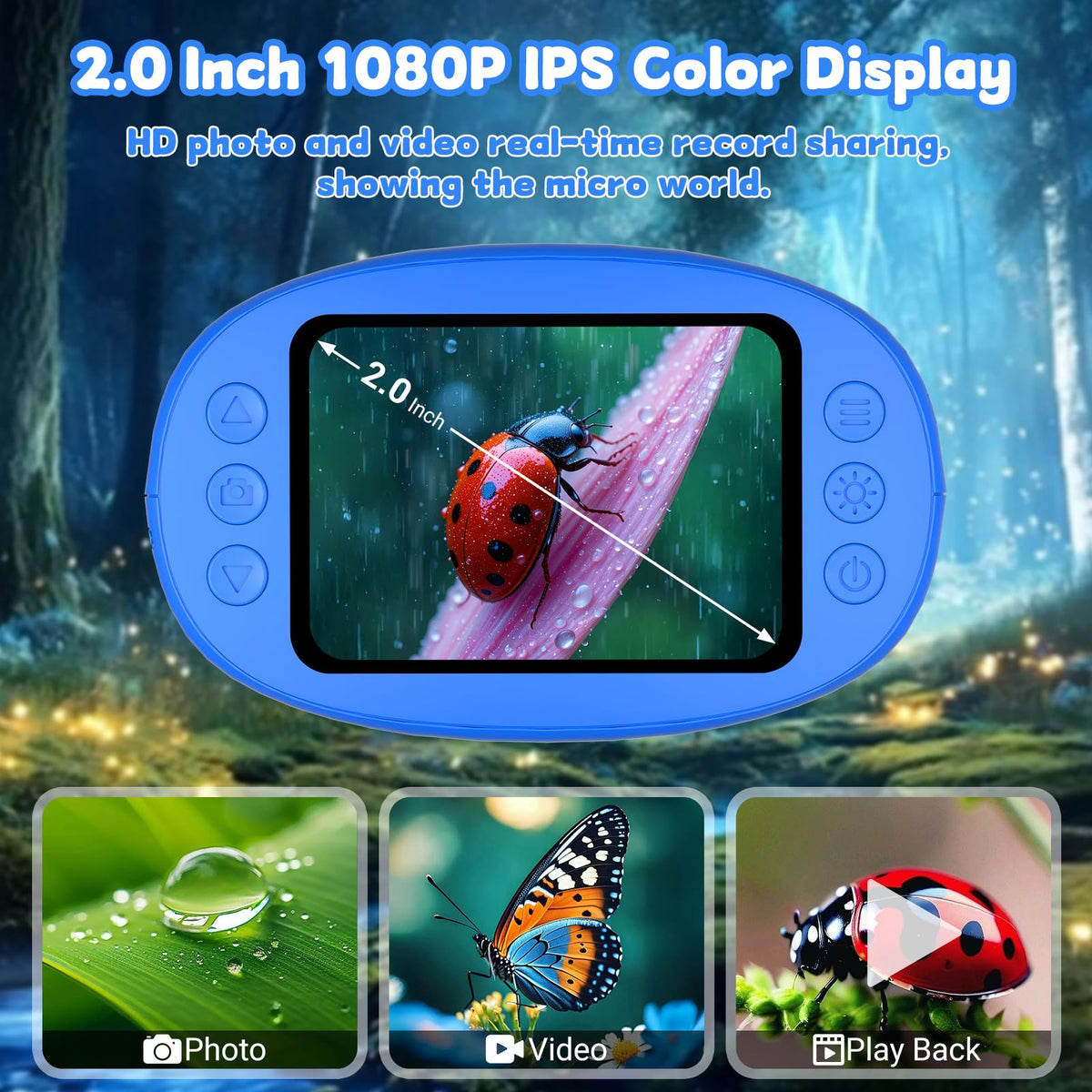 Pozifu 1000X compact portable microscope designed for kids