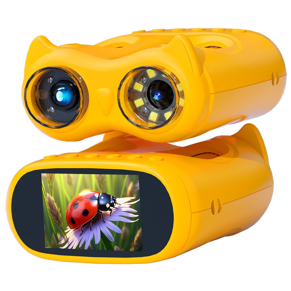 Pozifu 2-in-1 kids microscope display reveals tiny details with 1000x magnification