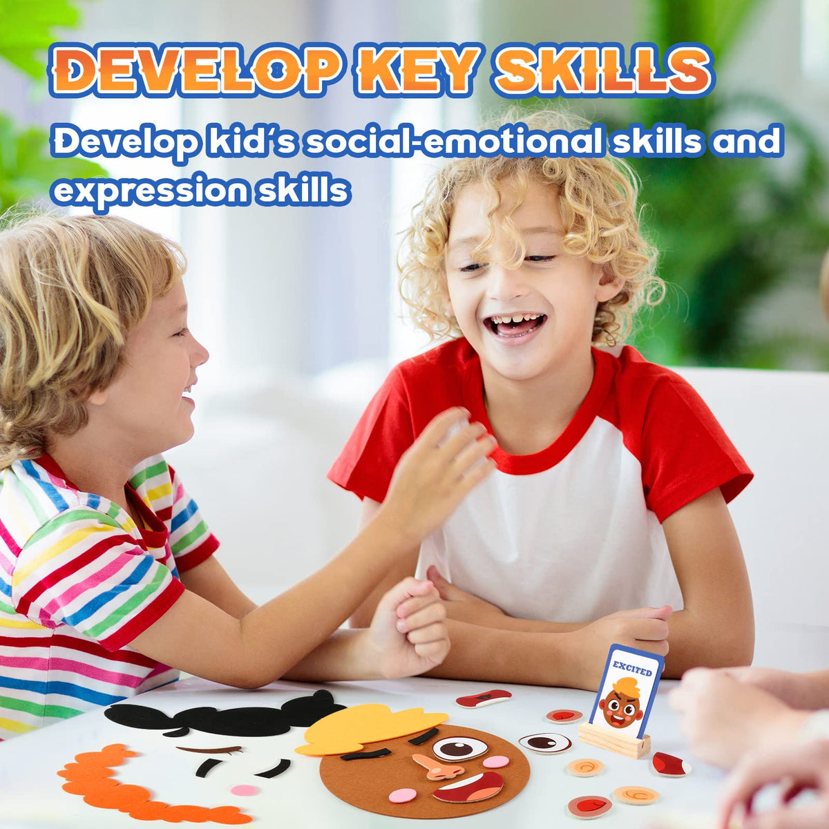 PP OPOUNT soft felt pieces for safe, tactile play