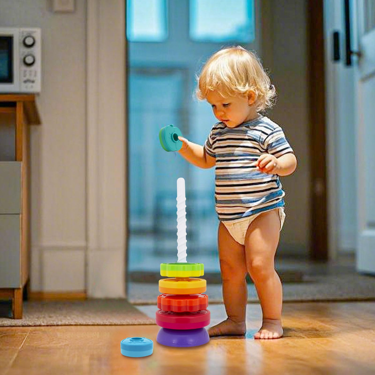 PracticeJQDEN BPA-free ABS plastic ensures safety during playtime.