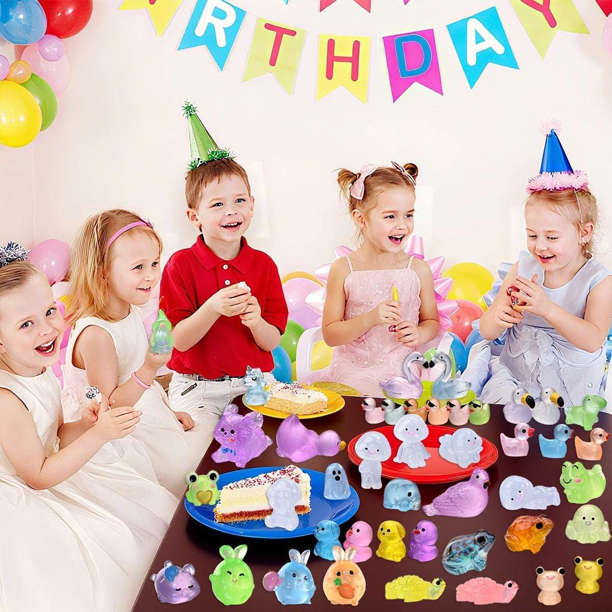 Prdingfy glow animal party favor figure sparks creative game ideas after dusk