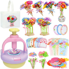 PRE-WORLD DIY Flowers kit bouquet assembly fosters hands-on creativity and colorful arrangements.
