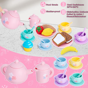 PRE-WORLD silicone tea set spoons perfect for scooping pretend pastries