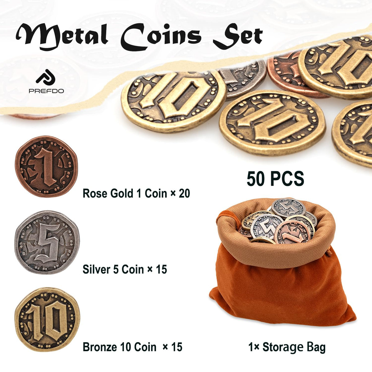 Prefdo rose gold 1 coin highlighting weight and satisfying clink.