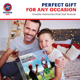 Preferred Toys kids-and-adults frame emphasizes inclusive fun and skill-building.