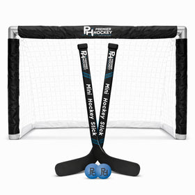 Premier Sports knee hockey set mini goal ready for indoor play and target practice