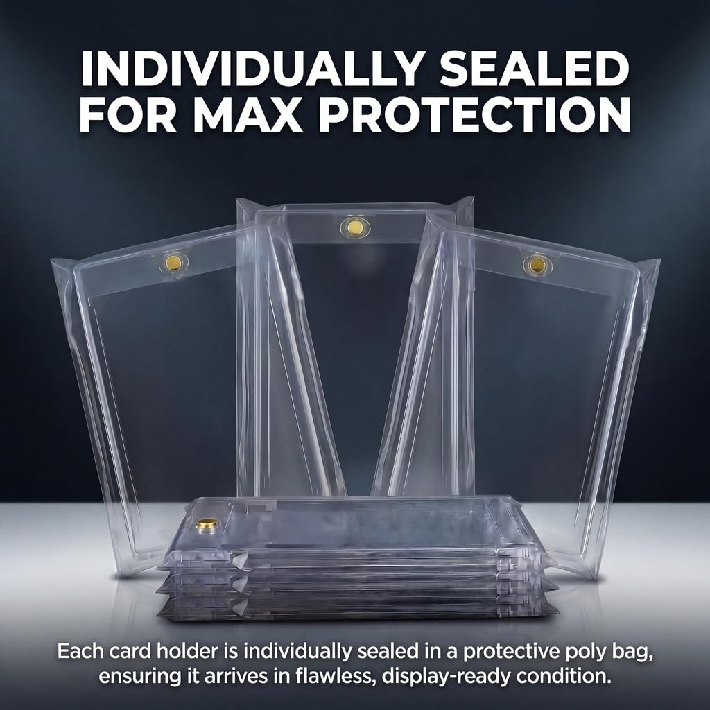 Premium Cache magnetic holder open with magnet closure visible.