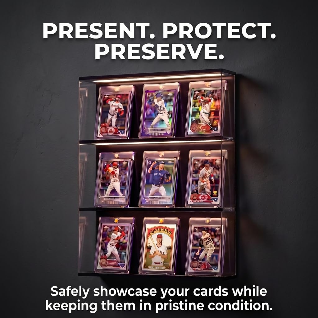 Premium Cache fits standard trading and sports cards, including popular brands