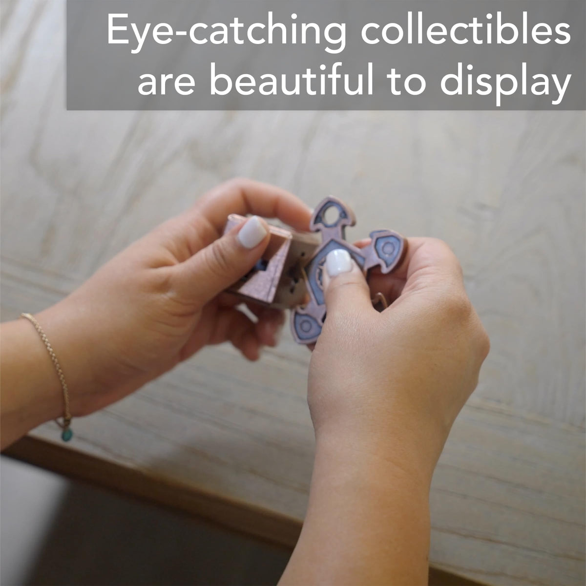Premium-quality finish detail captures the collectible allure and durable craftsmanship
