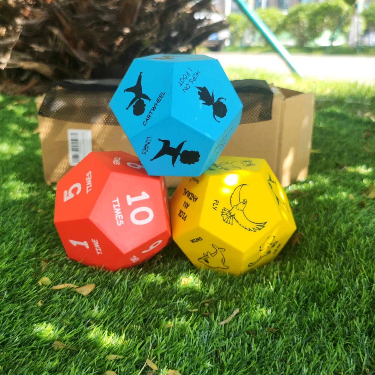 Premkid exercise-dice-waterproof-washable design cleans easily after messes