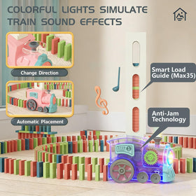 PREPHY domino slot loading demonstrates stacking and release, improving fine motor control.