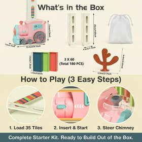 PREPHY domino train makes a thoughtful gift for 4–8 year olds.