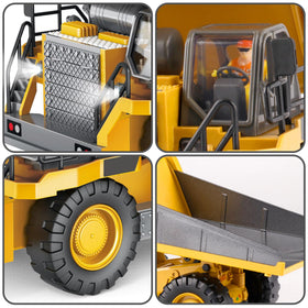 PREPOP construction vehicle shines as an outdoor play companion.