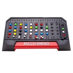 Pressman Mastermind code pegs in six colors enable varied secret codes.