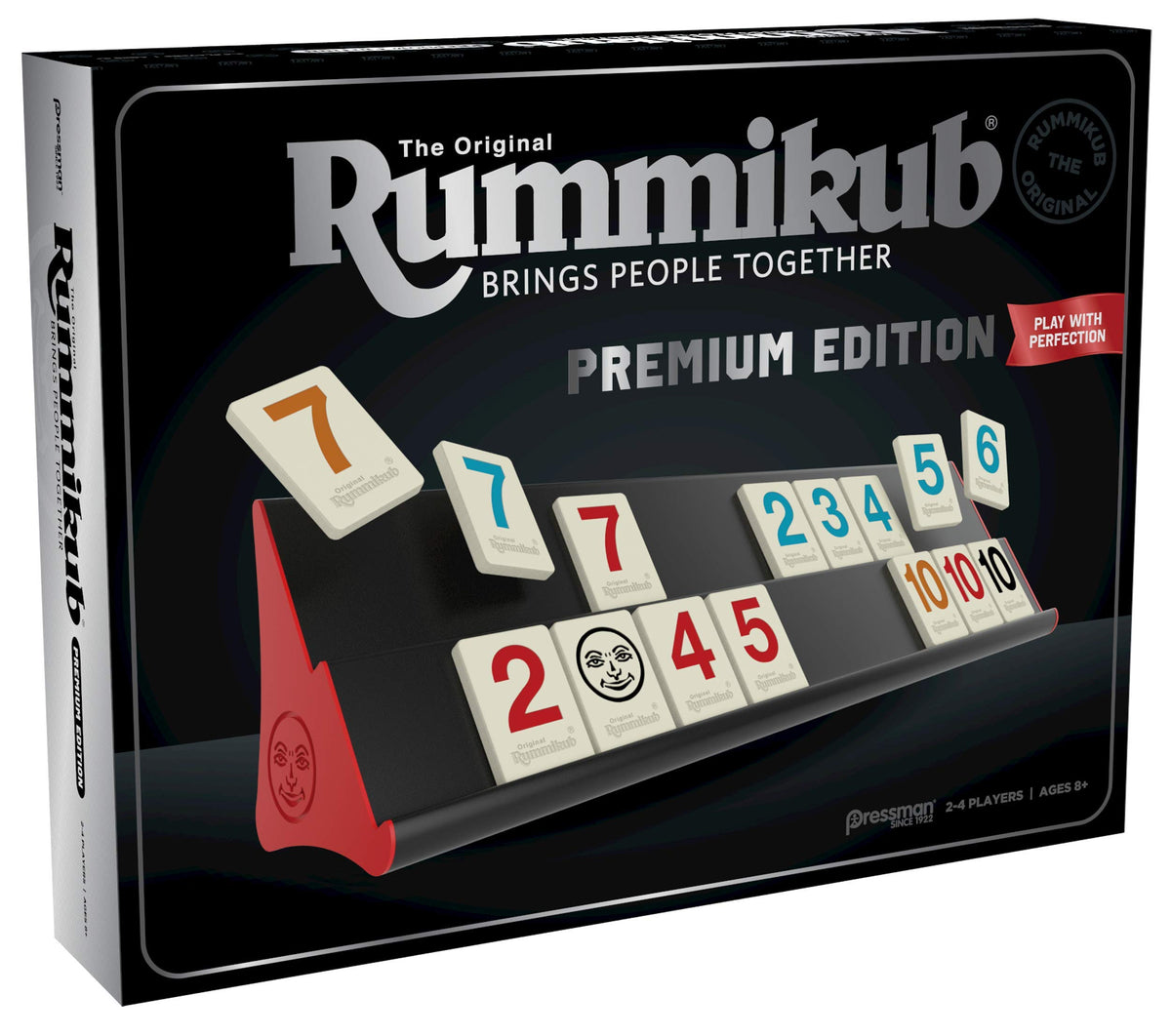 Pressman Rummikub Premium Edition deluxe packaging makes a premium gift.