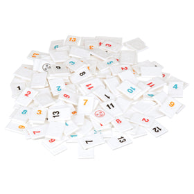 Pressman Rummikub Six-Player edition blue box open invites family game night.
