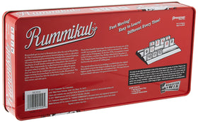 Pressman Rummikub tiles show 106 large-number pieces in four vibrant colors
