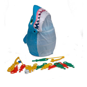Pressman Shark Bite setup supports quick family game night on a small table.