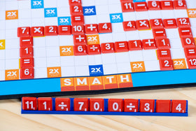 Pressman Smath crossword-style layout supports multiple skill levels.