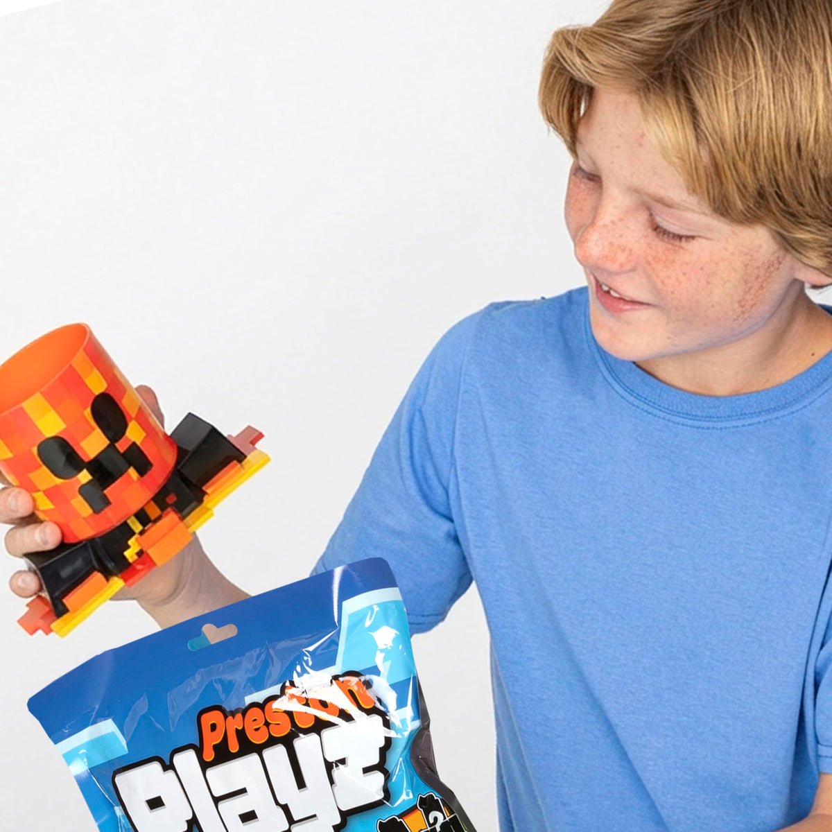 PrestonPlayz mystery plush—soft collectible for cozy display.