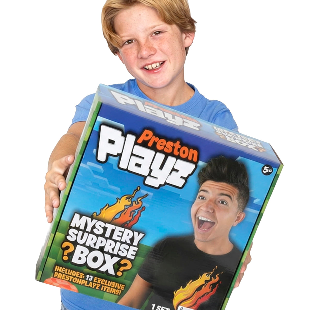 PrestonPlayz trading cards and poster—collect, trade, decorate your setup.
