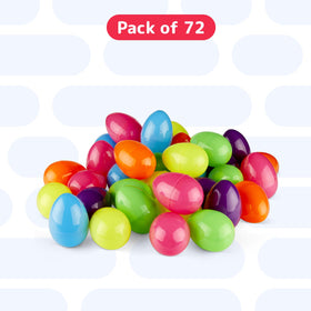 PREXTEX Easter eggs with secure snap lids reusable for yearly celebrations.
