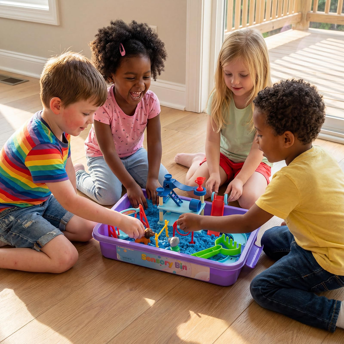 PreTrans Pet Track Set outdoor-friendly design enables backyard fun.
