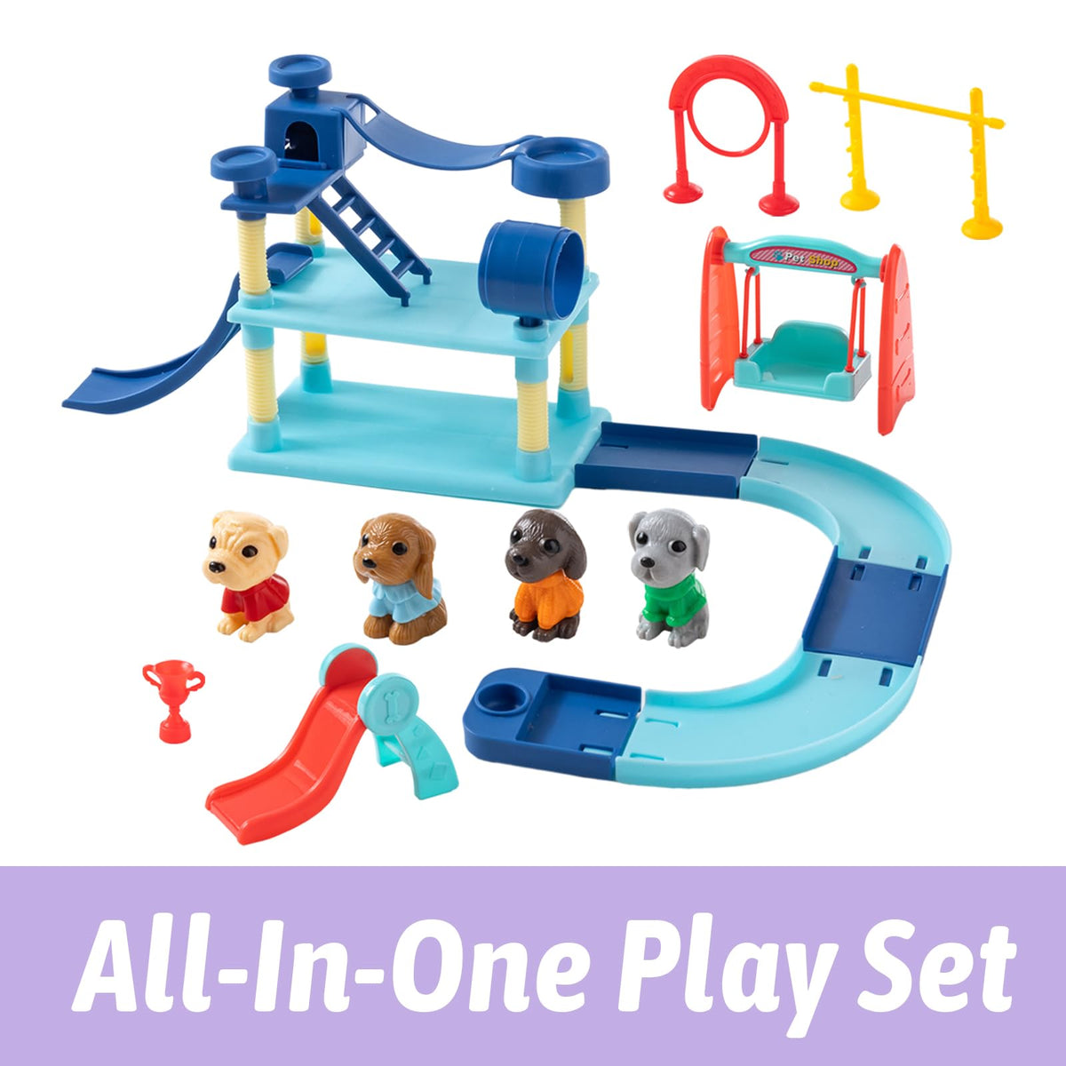 PreTrans Pet Track Set sensory sand at 2.2 lbs for tactile exploration.