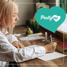 Pretty Me DIY Journal Kit instruction guide supports smooth crafting.