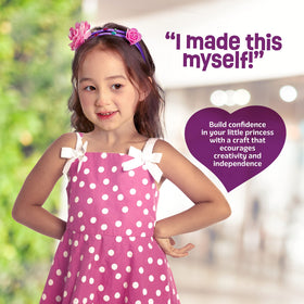 Pretty Me party crafting with friends encourages shared creativity