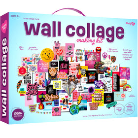 Pretty Me wall collage kit contents featuring 1000+ pieces for personalized teen decor.