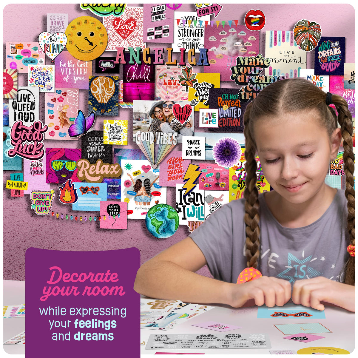 Pretty Me instruction booklet guides easy setup for a stunning focal point.