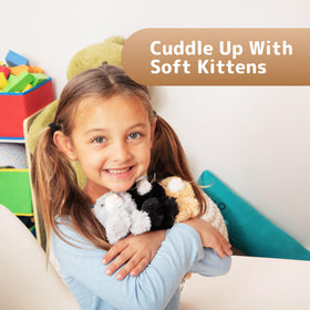 PREXTEX cat toy zipper back storage for easy cleanup between play sessions