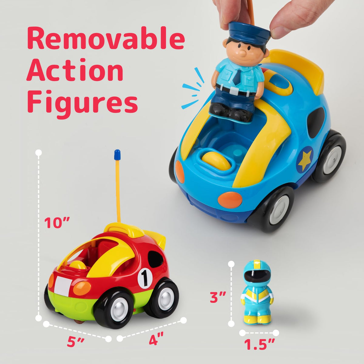 PREXTEX removable action figures for imaginative play