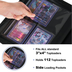 PREZA 9-pocket pages keep cards neatly arranged for fast browsing.