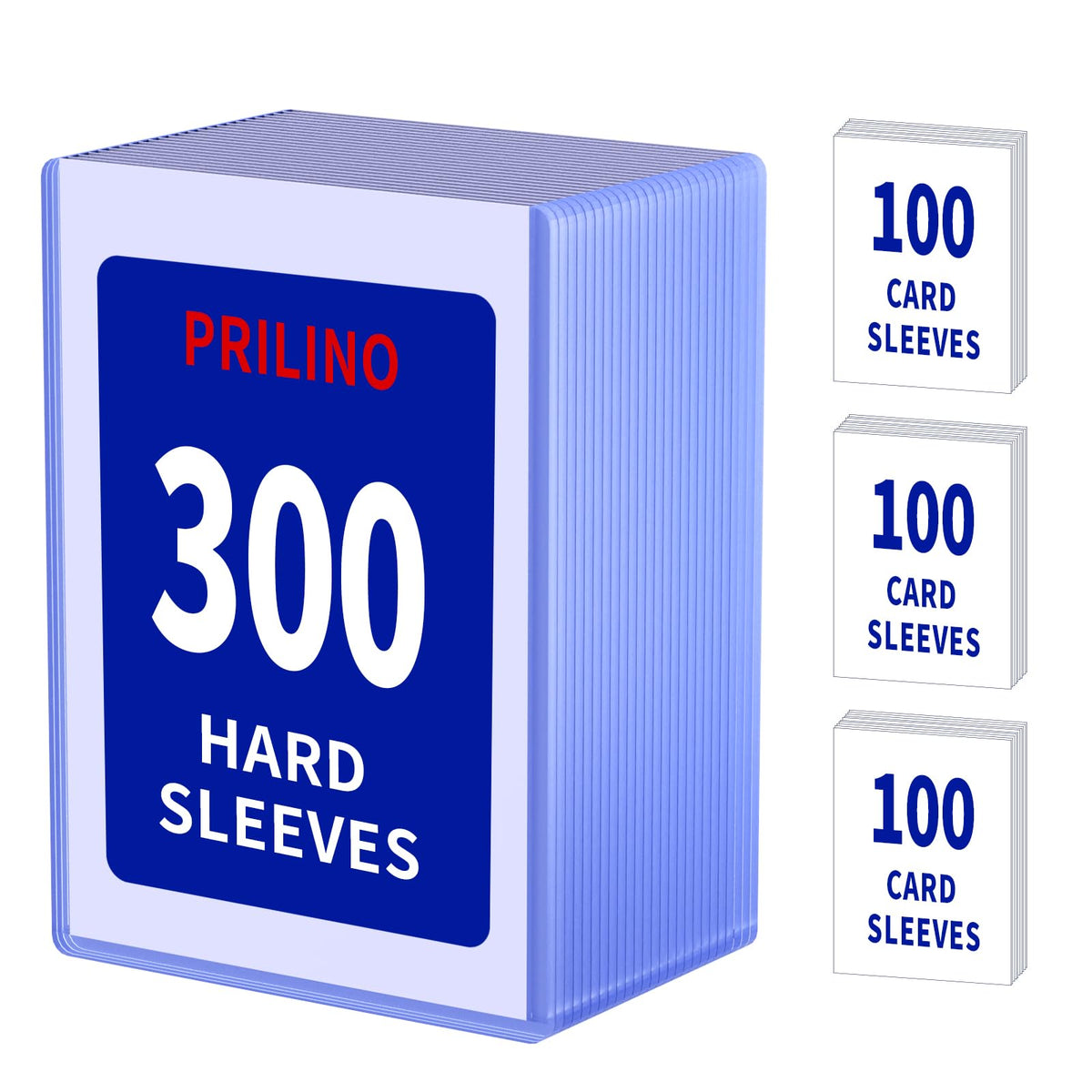 Prilino 600ct top loaders protect cards from bending with crystal-clear visibility