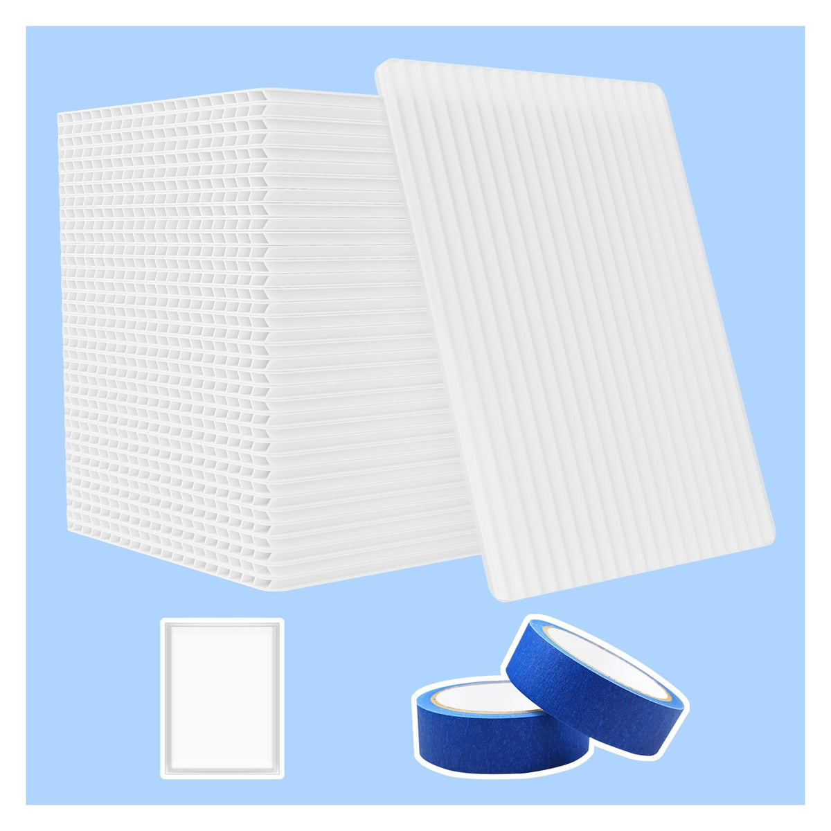 Prilino 200-count protectors in box, durable mail-ready protection for cards.