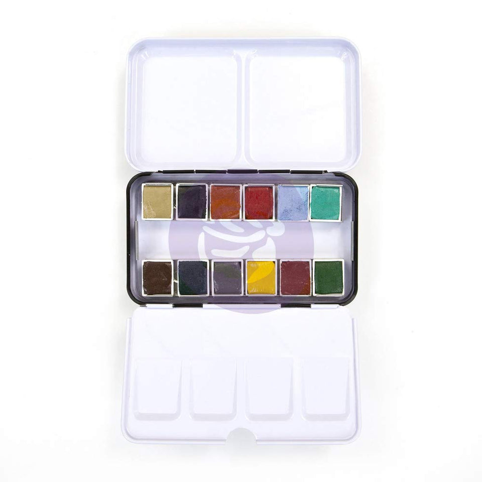 Prima Marketing Watercolor Confections Woodlands palette for soft, nature-inspired watercolor art