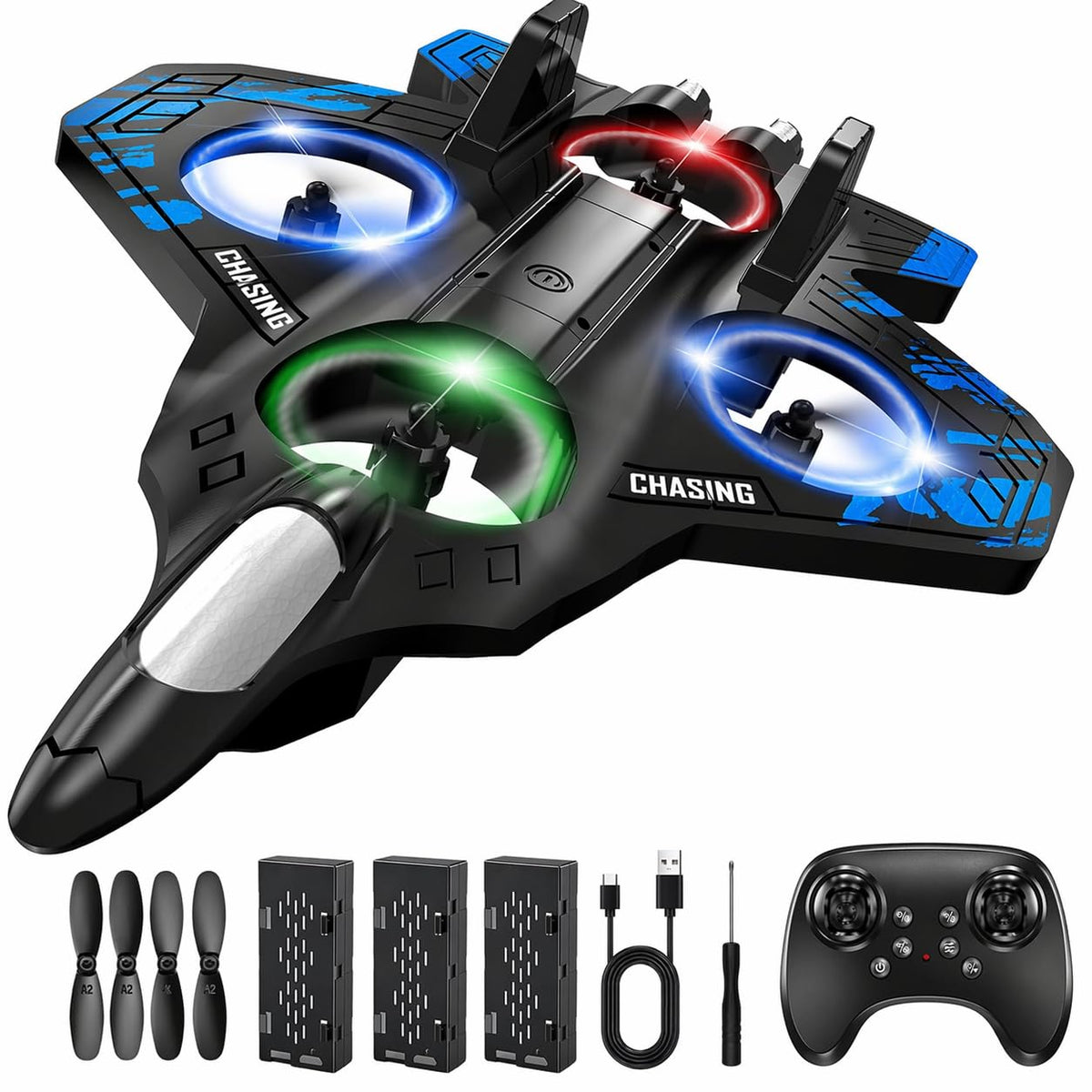 PRIMEX PRO foam RC airplane front view shows beginner friendly design for stable flights.