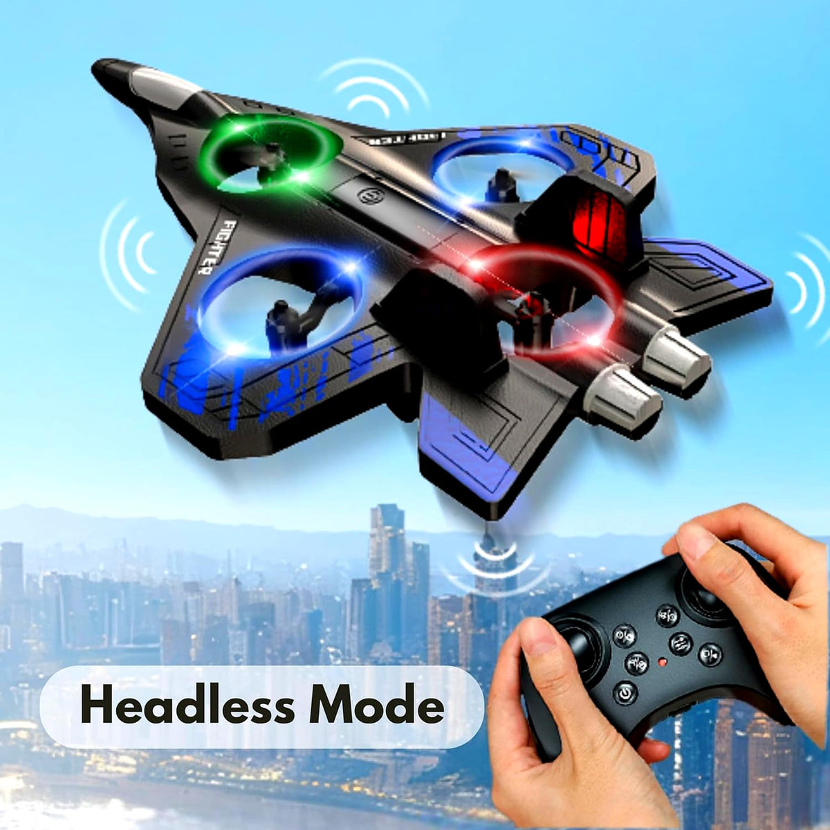 PRIMEX PRO 2.4GHz anti interference RC airplane for responsive control.