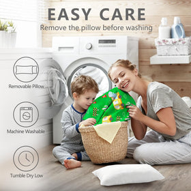 Primlect dino-themed nap mat provides fun rest time for kids.