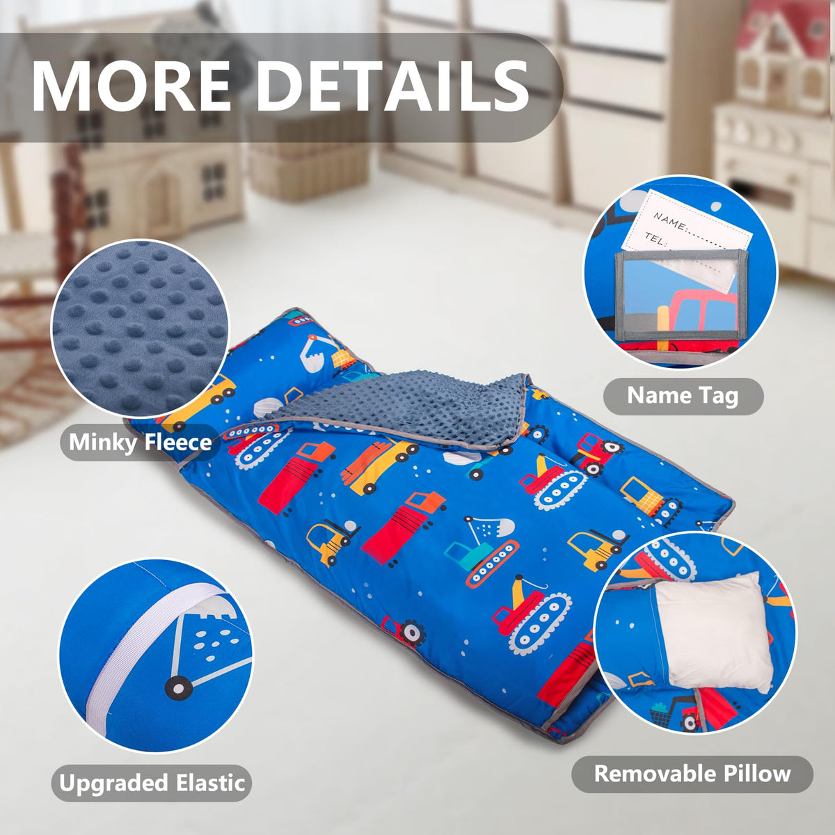 Primlect durable roll-up band with handle keeps mat secure after rolling.