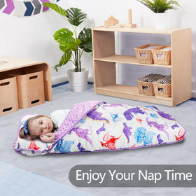 PRIMLECT minky dot lining adds soft touch and cozy naps.
