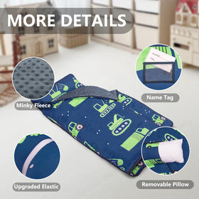 Children nap at daycare using PRIMLECT nap mat during quiet time.