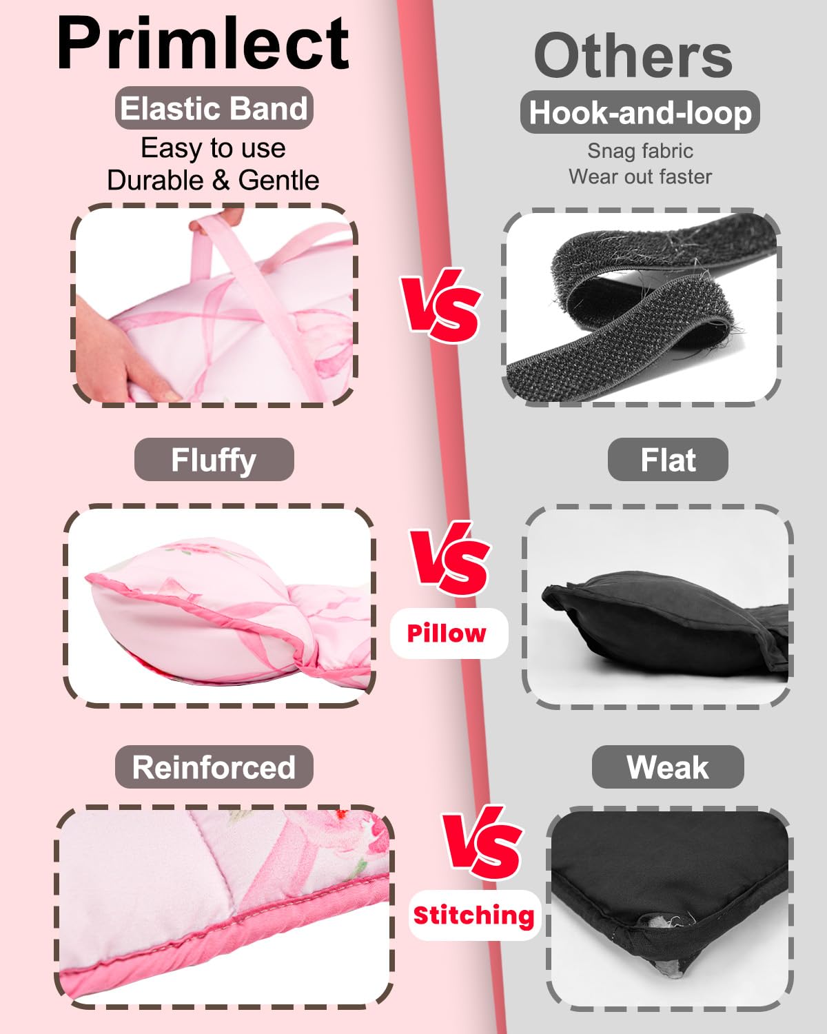 Primlect nap mat elastic closure demonstrates secure, durable roll-up for travel